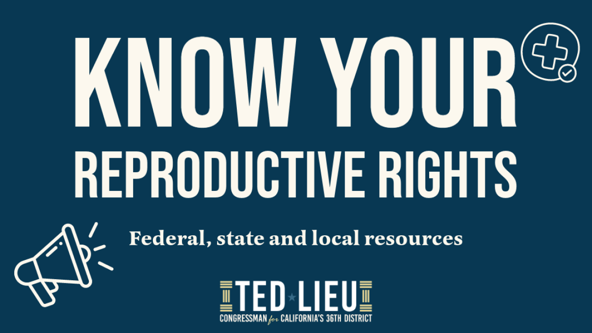 Know Your Reproductive Rights: Federal, state and local resources