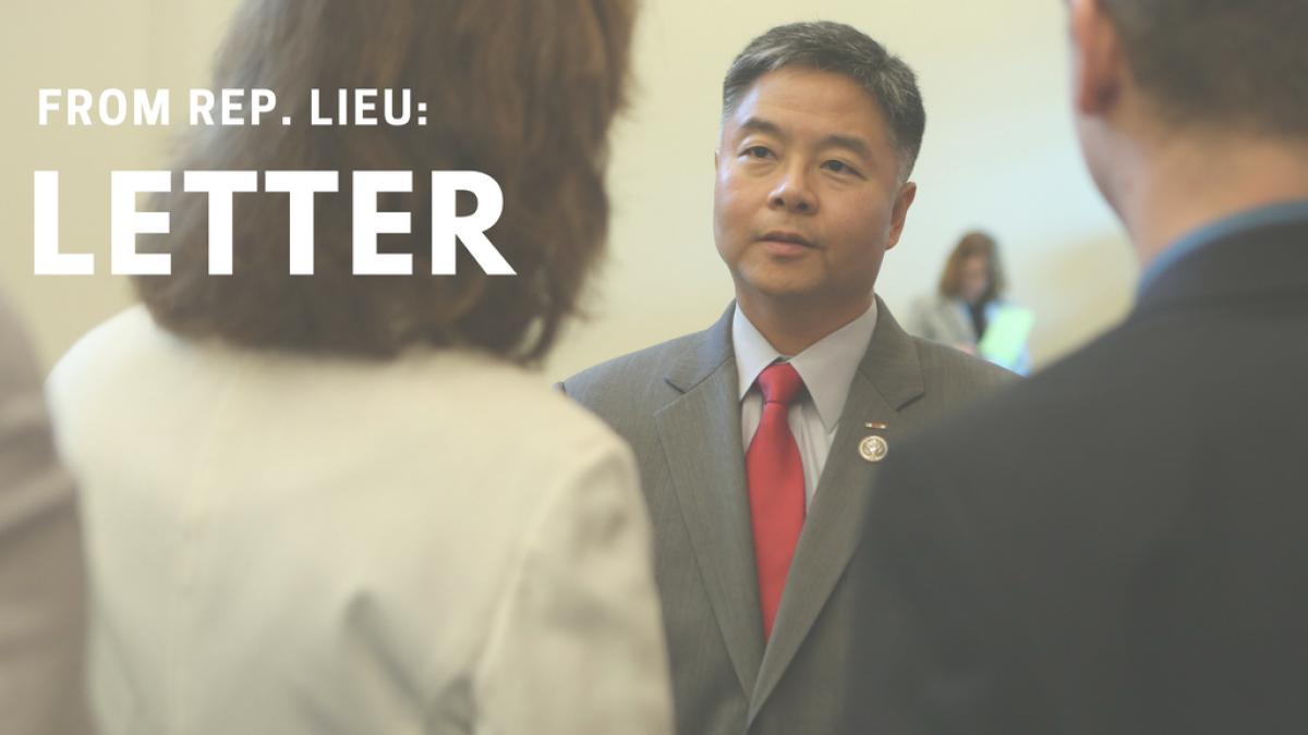 Representative Ted Lieu