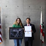 1st place winner with Rep Lieu