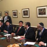 Congressman Ted Lieu meets with Agudath Israel