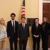 Rep. Lieu photo with interns