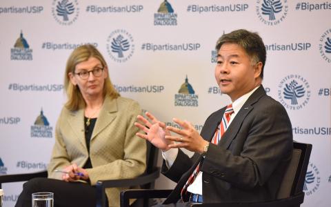 Rep Lieu at USIP