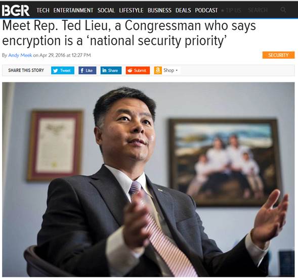 Representative Ted Lieu
