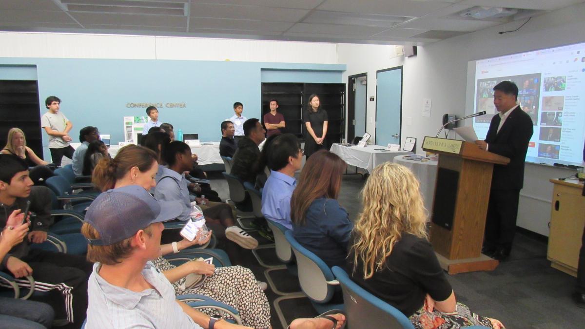 Representative Ted Lieu with Constituents