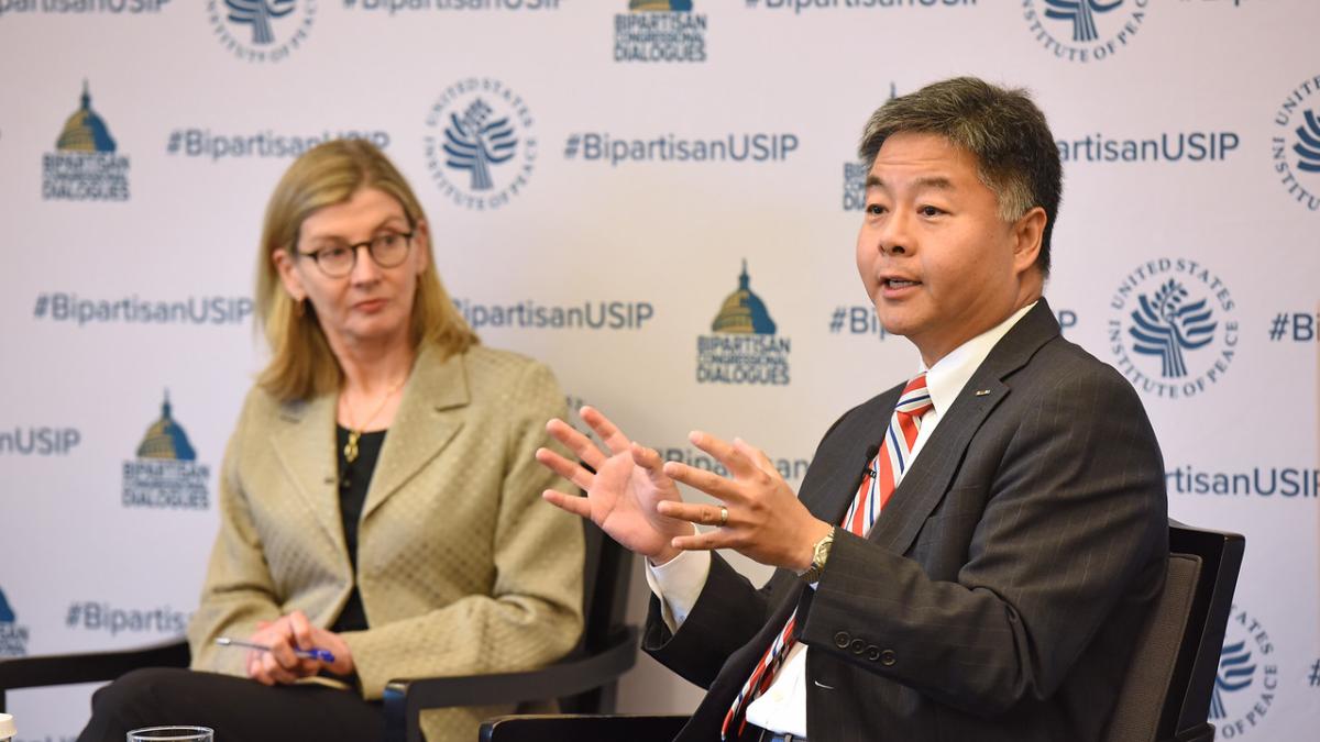 Rep Lieu at USIP