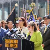 Rep. Lieu at Kimmel Free Speech Press Conference